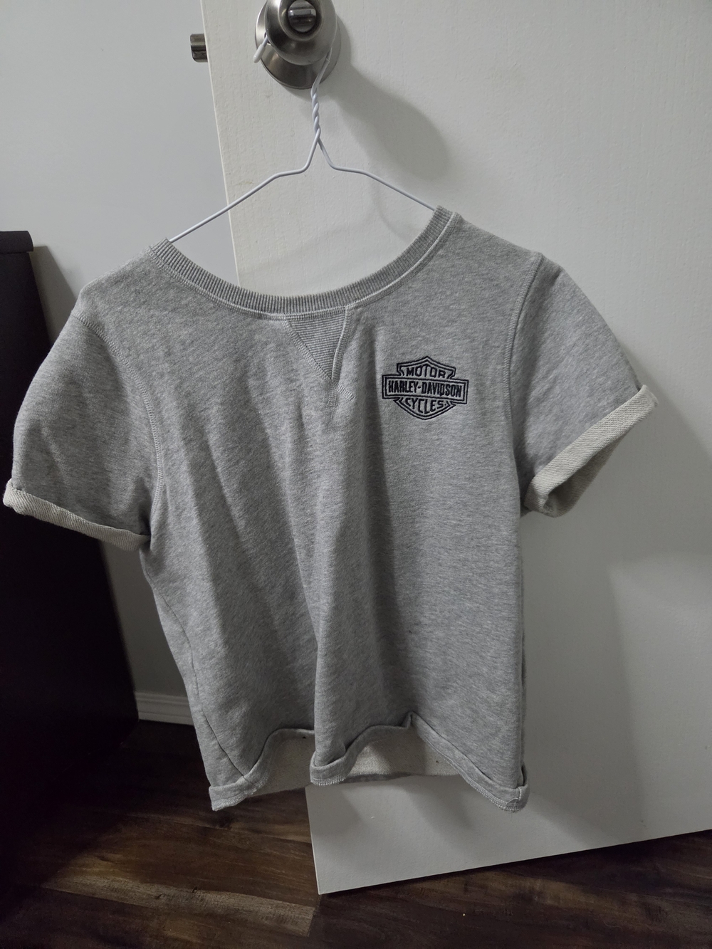 Harley-Davidson Kids Grey Short-Sleeve Sweatshirt